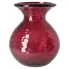 Vaas glas Verdal bordeau x 24 x 20 cm