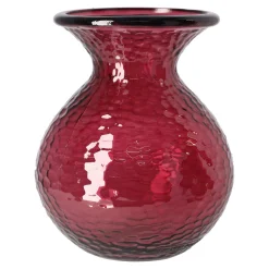 Vaas glas Verdal bordeau x 24 x 20 cm