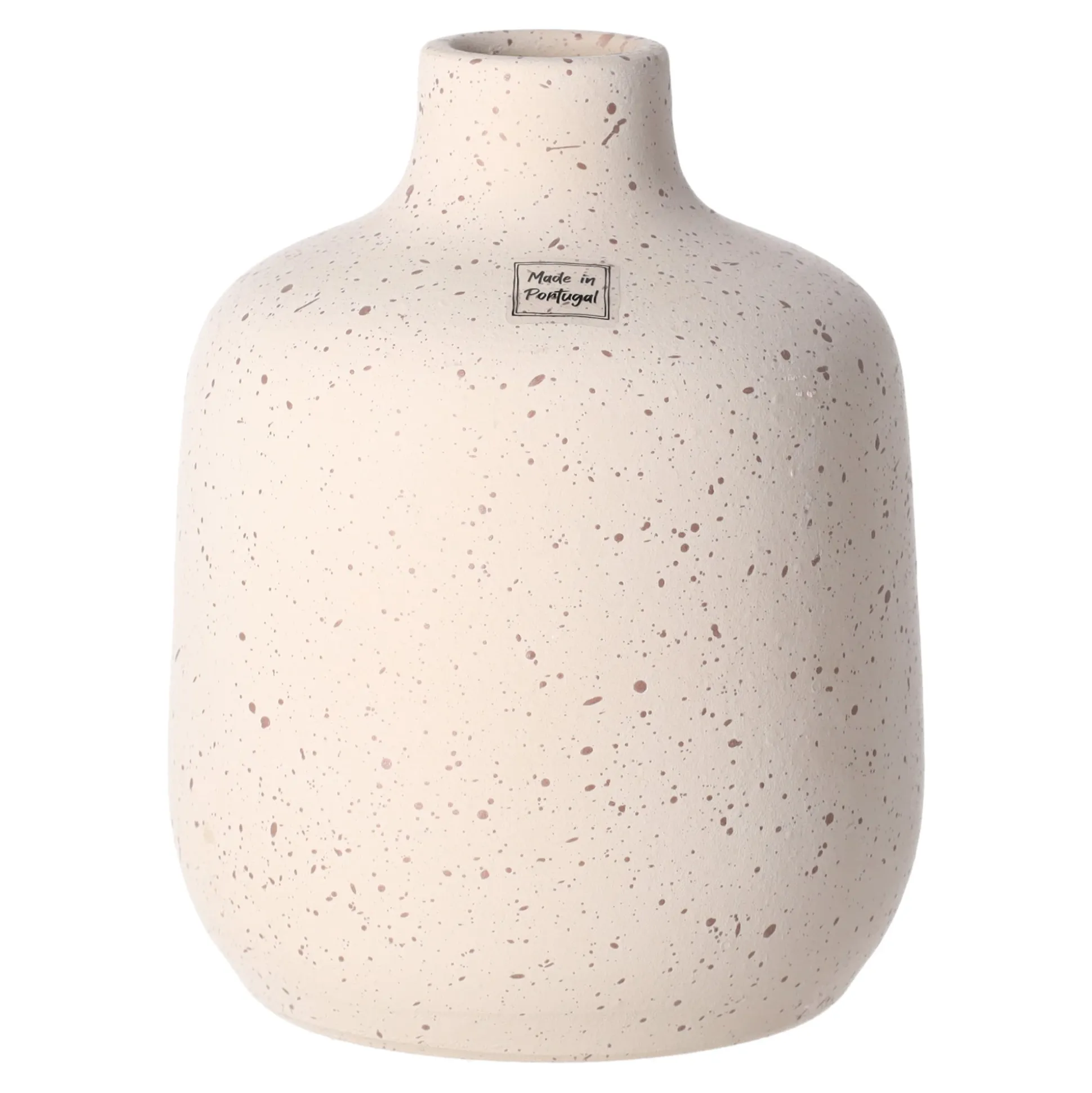 Vaas terra antique white 14 x 16 cm