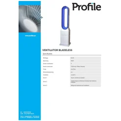 Ventilator bladeless Profile