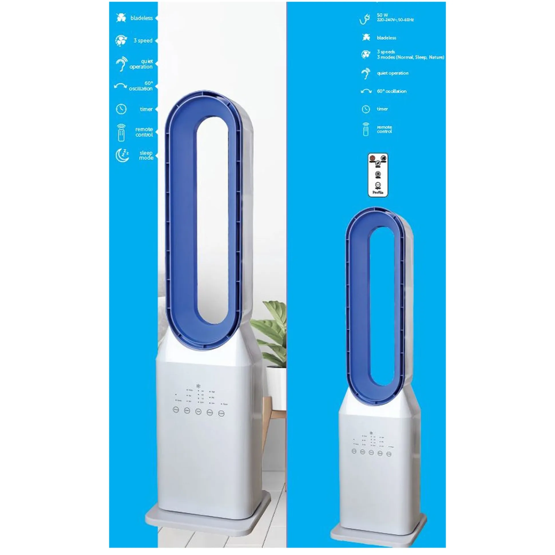 Ventilator bladeless Profile