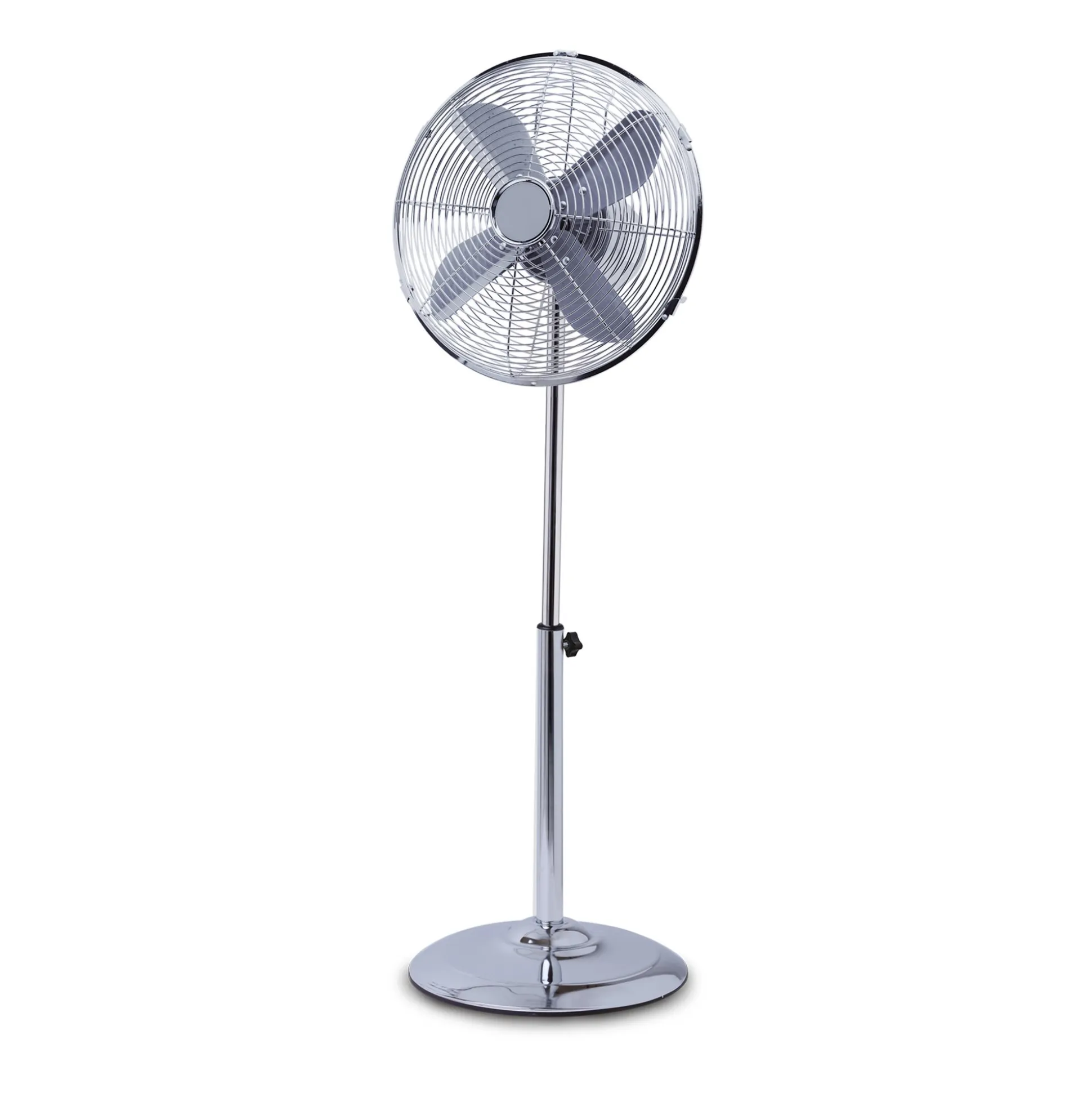 Ventilator chroom staand 40cm Diamant