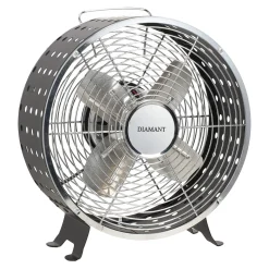 Ventilator retro zwart Diamant