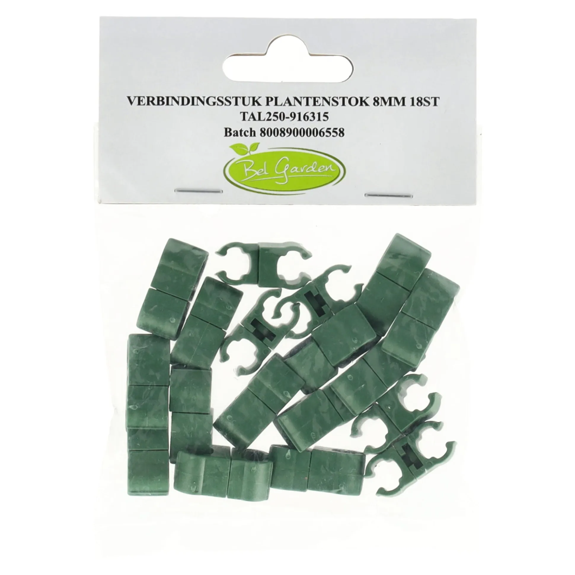 Verbindingsstuk plantenstok 8mm 18st Bel Garden