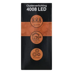 Verlichting cluster 4008 LED classic gold