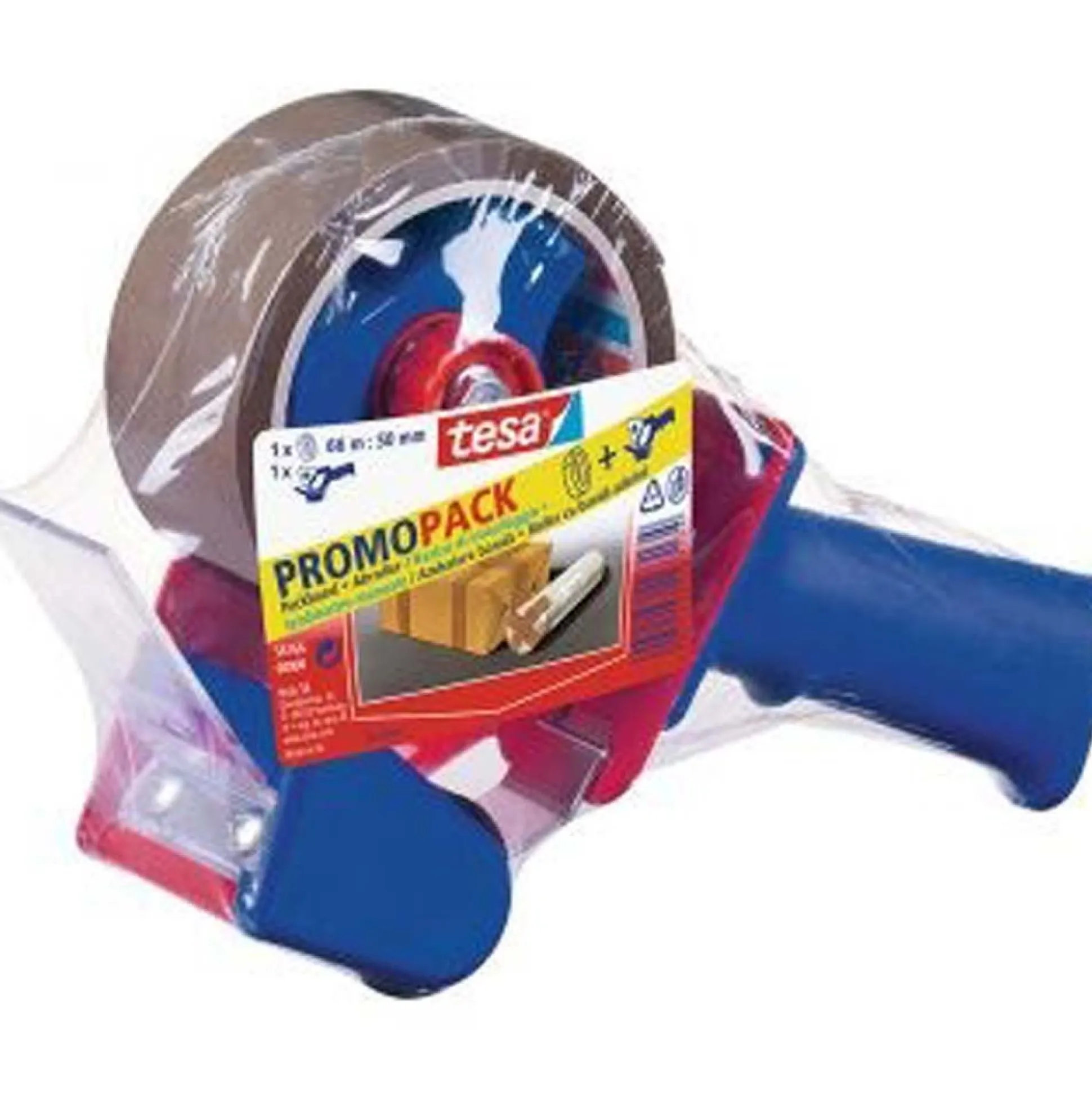 Verpakkingstape strong 50mm + roller