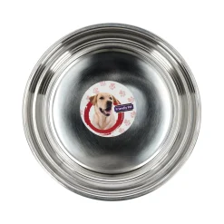 Voederbak 21cm Splash blauw