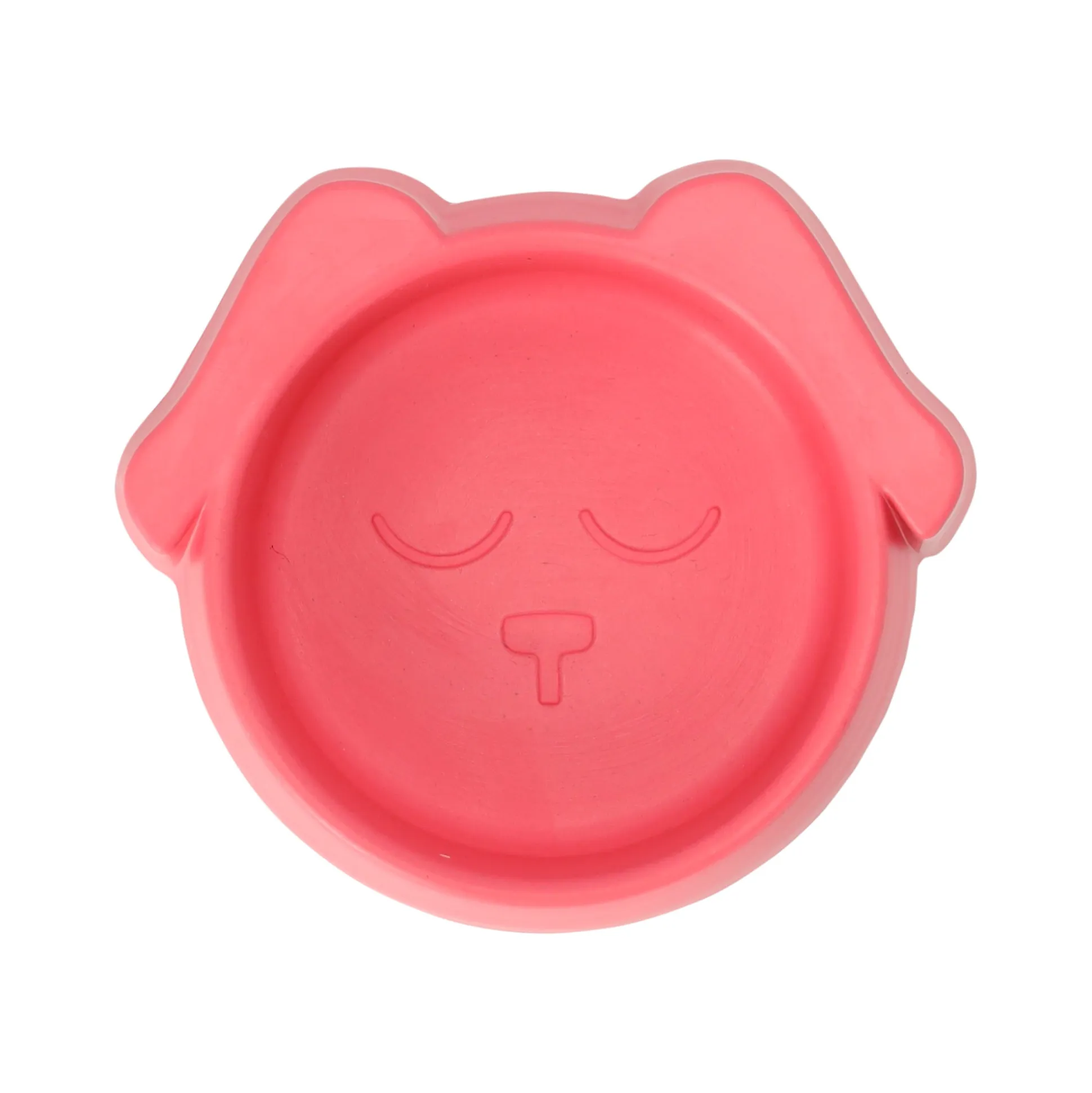 Voederbak hond 15x13cm rose