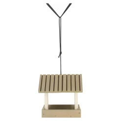 Voederhuis hang 23cm wit/taupe