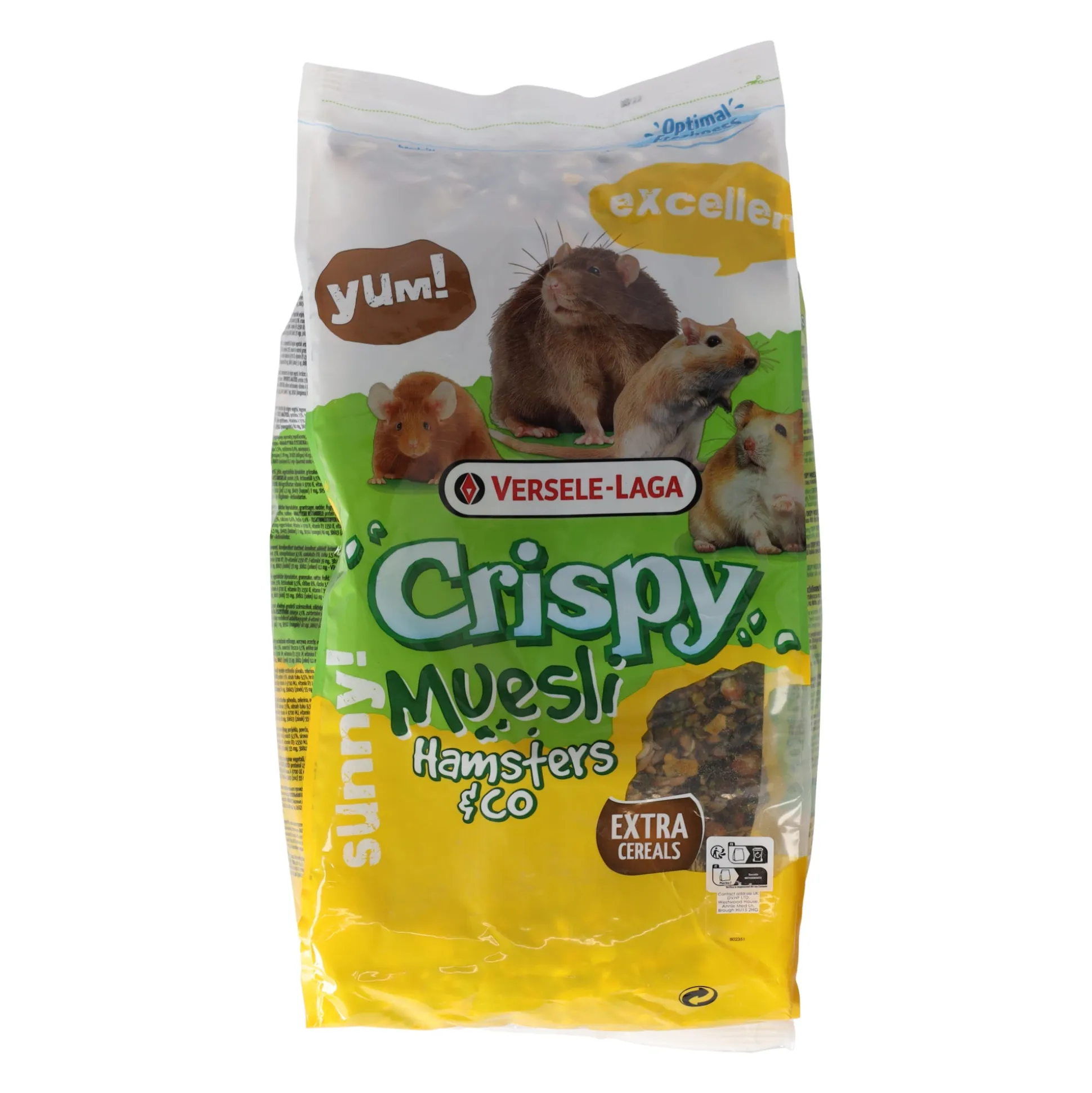 Voer knaagdier hamster 2.75kg