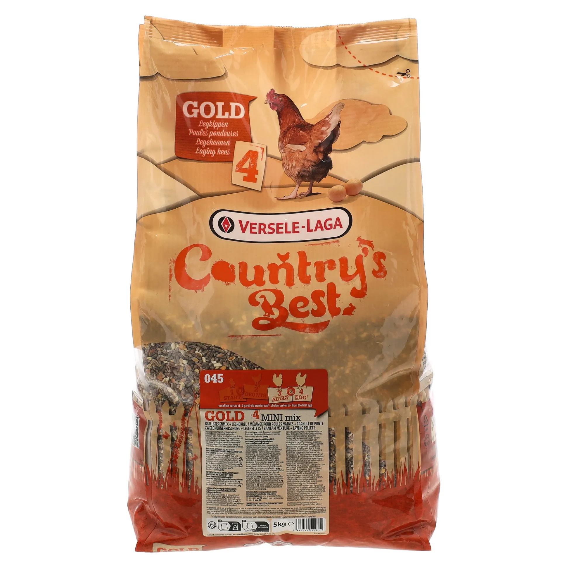 Voer pluimvee gold 4 mix mini 5 kg