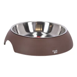 Voerbak bamboo olijf 600ml