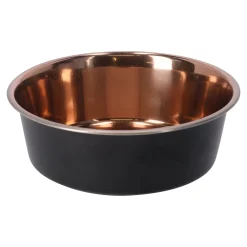 Voerbak Ezra rvs zwart/koper D16,8cm 900ml FP