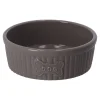 Voerbak hond kera 15cm 640ml taupe