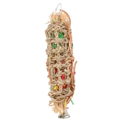 Vogelspeelgoed papier tube small