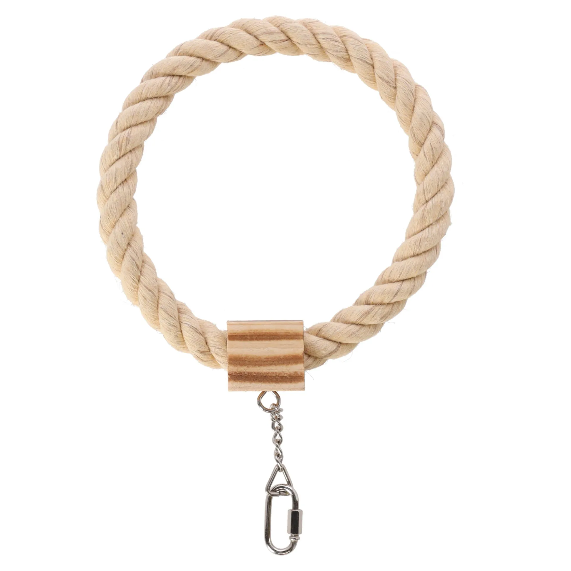 Vogelspeelgoed touw ring 18cm