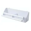 Voliere voerbak plastic 20 cm wit