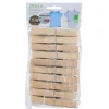 Wasknijpers 20 stuks hout