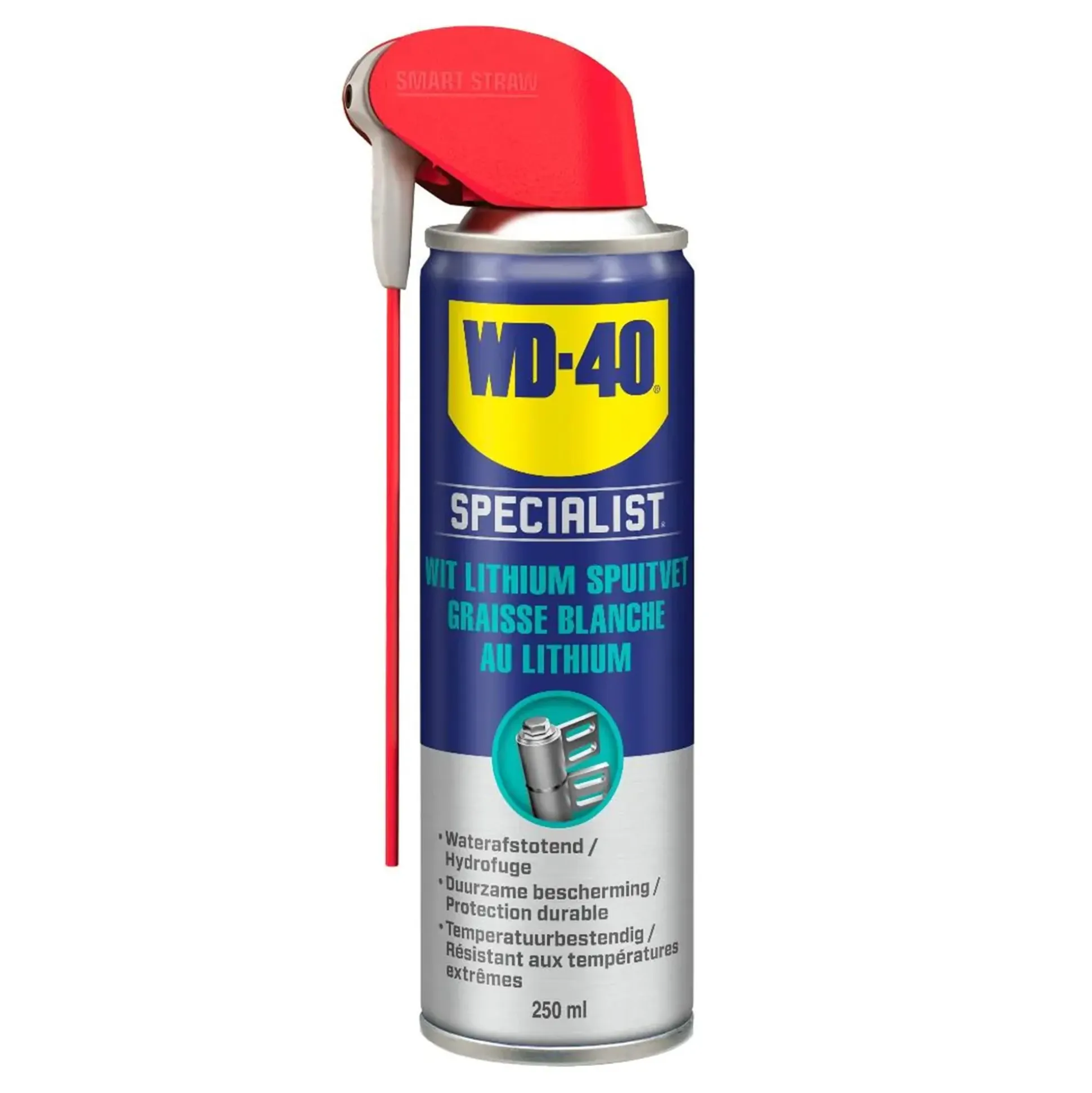WD40 Spec 250ml wit lithiumspuitvet