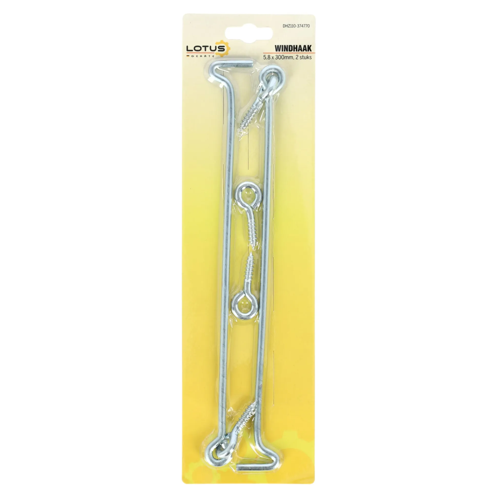 Windhaak 5,8 x 300 mm 2st. Lotus