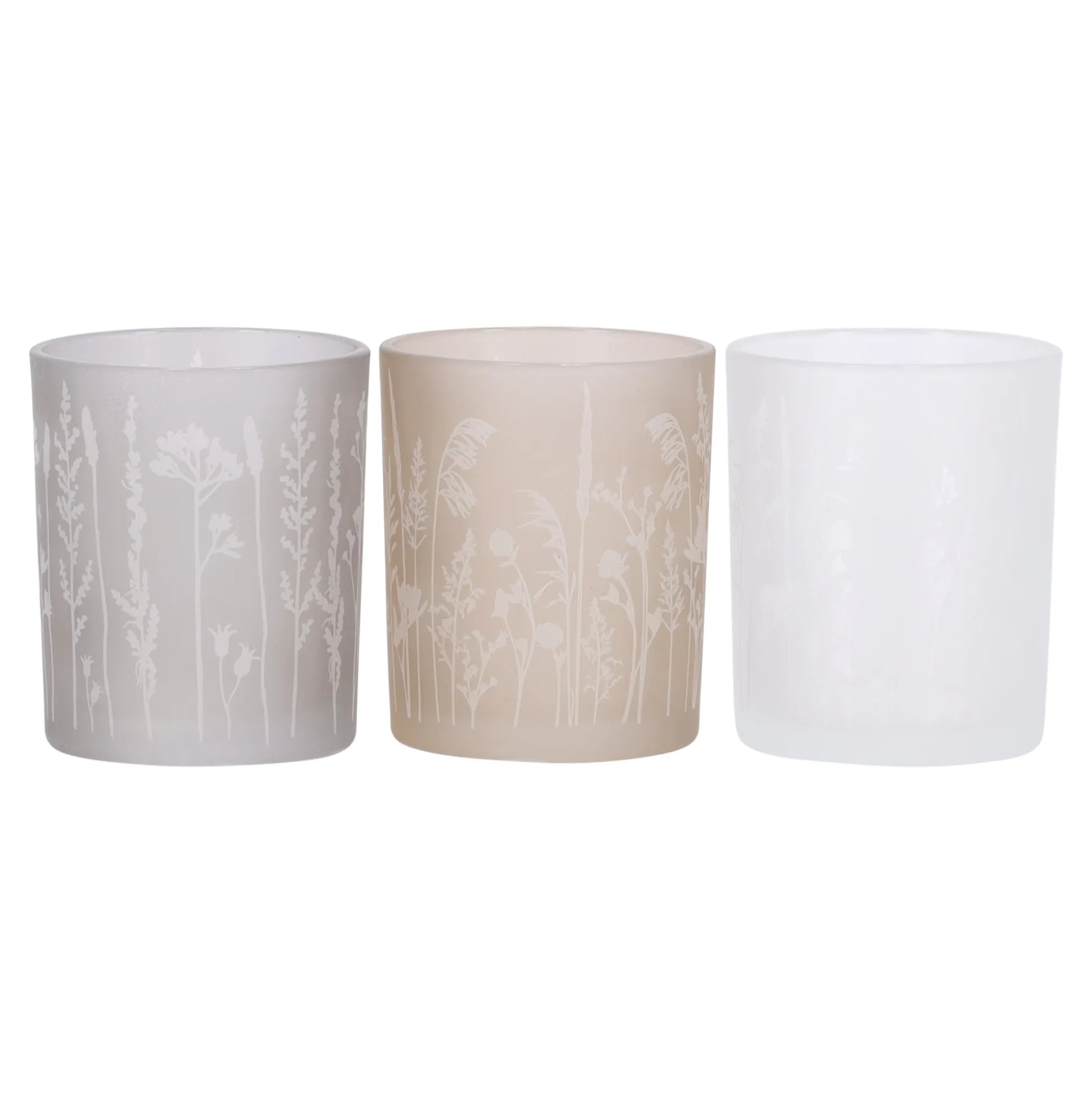 Windlicht Graser 8 cm 3 assorti