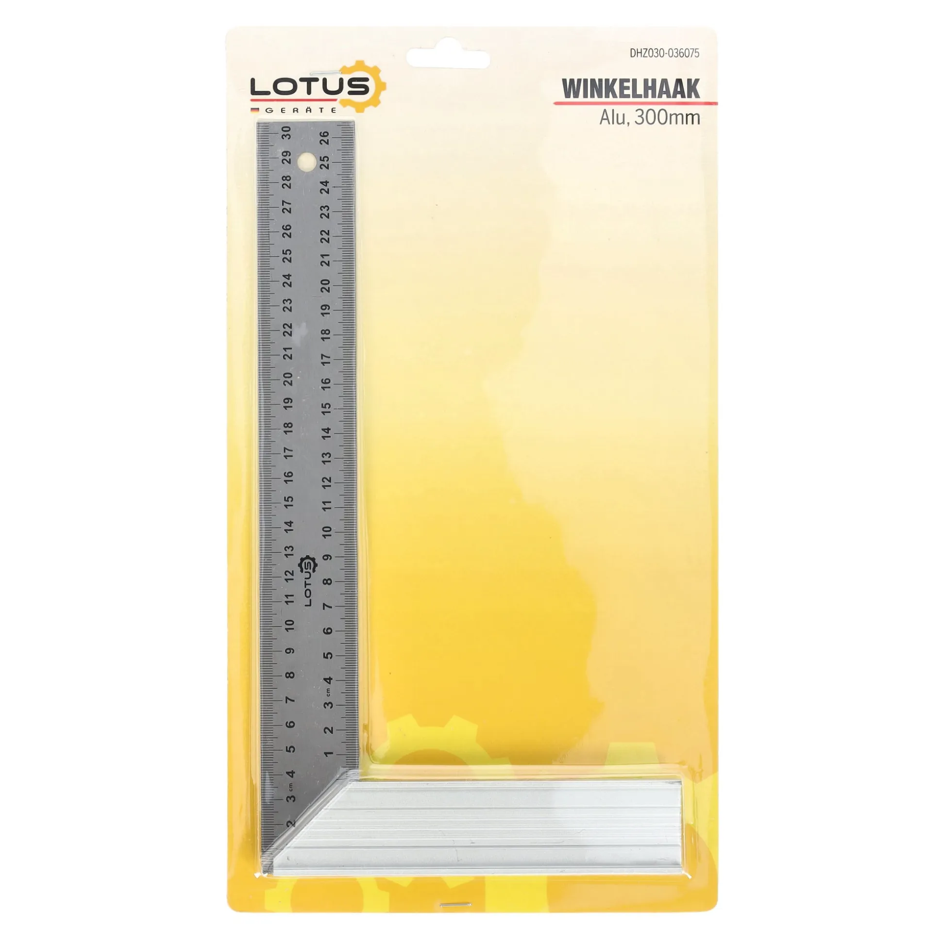 Winkelhaak 300 mm RVS Lotus