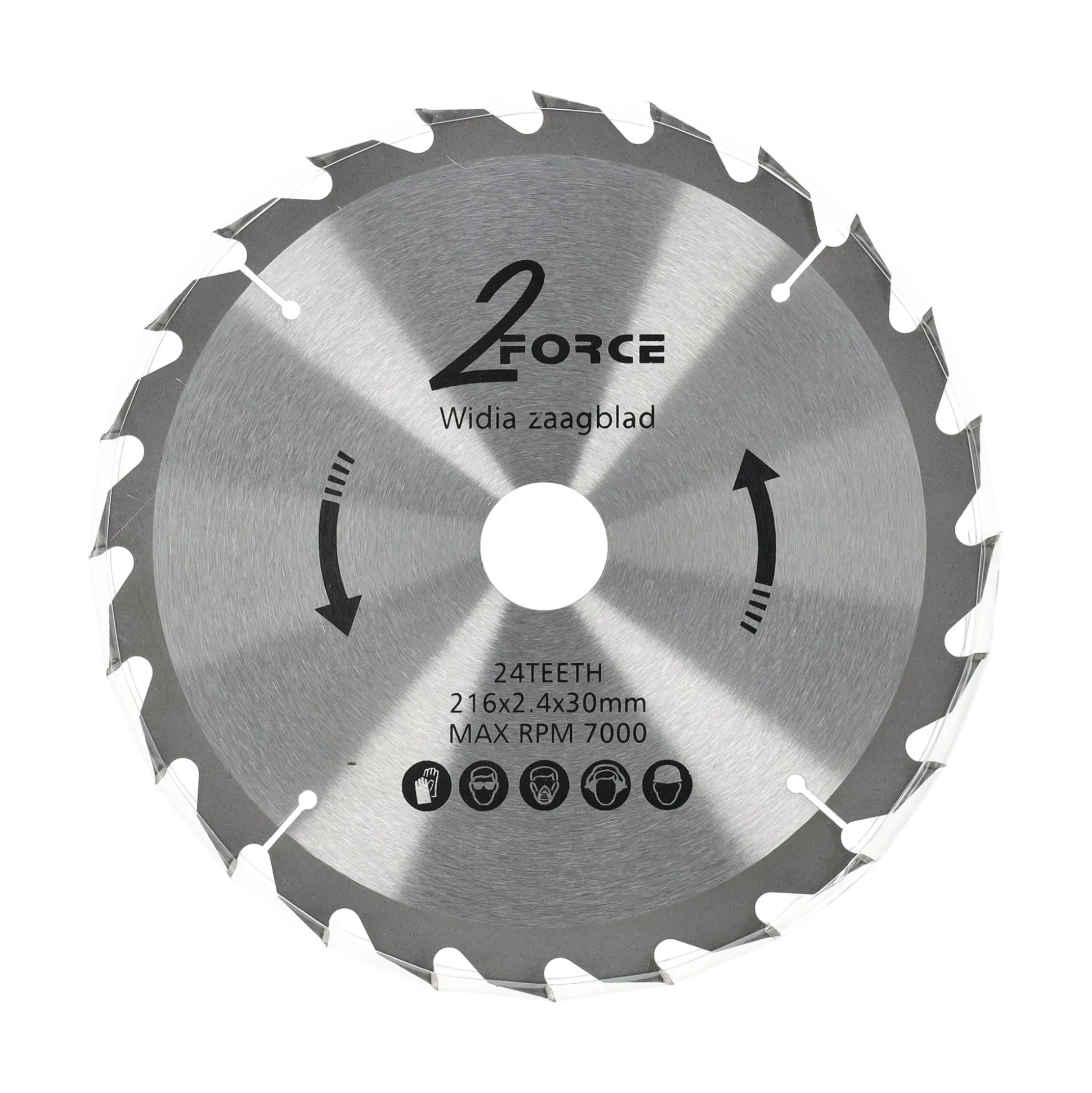 Zaagblad Ø216 mm 30as 24T 2-force