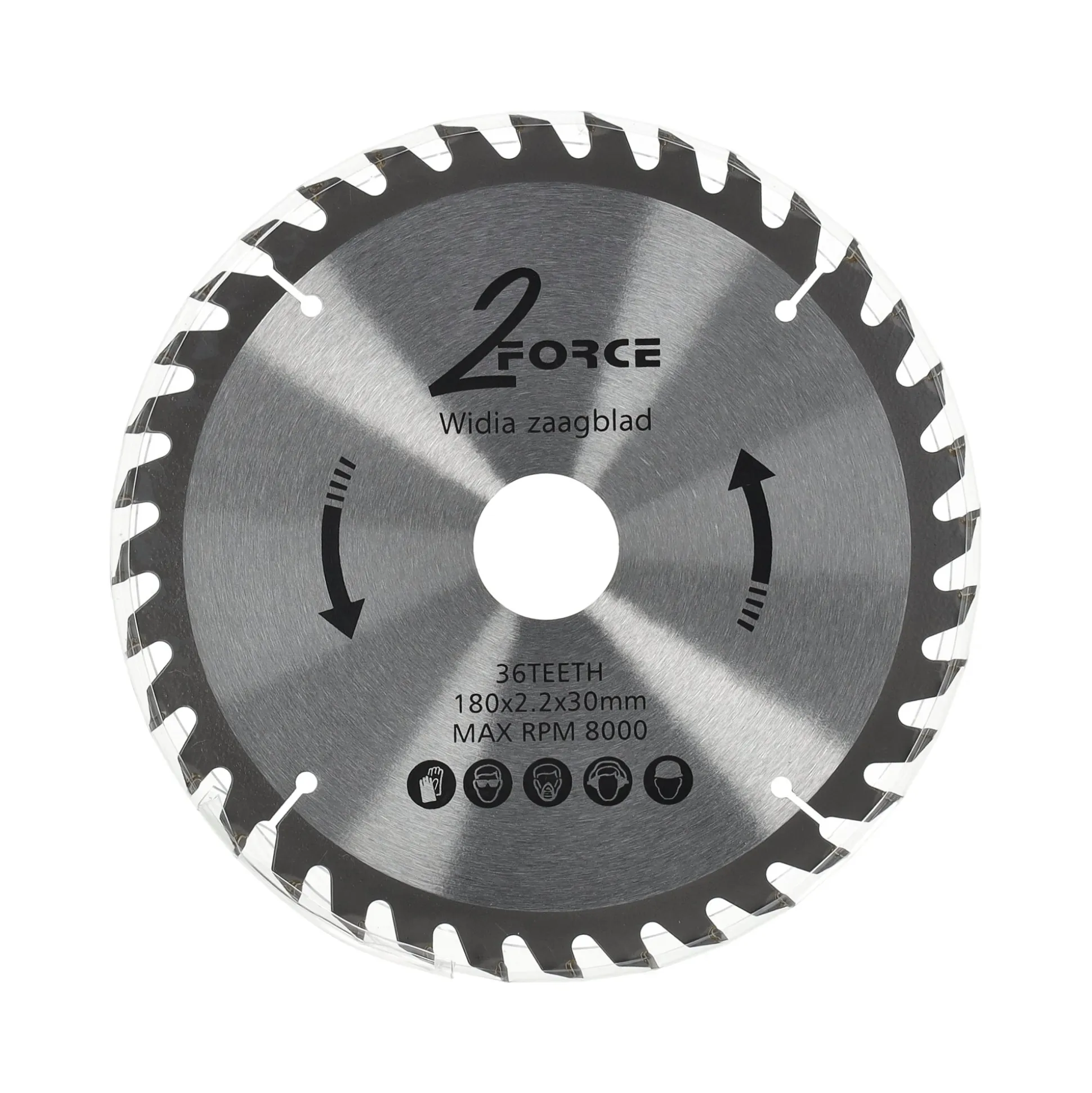 Zaagblad Ø180 mm 30as 36T 2-force
