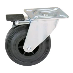 Zwenkwiel met rem ZP63A 100mm